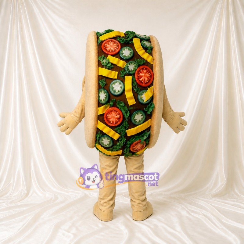 Taco Mascot Costume Full Body for Adults Trade Shows