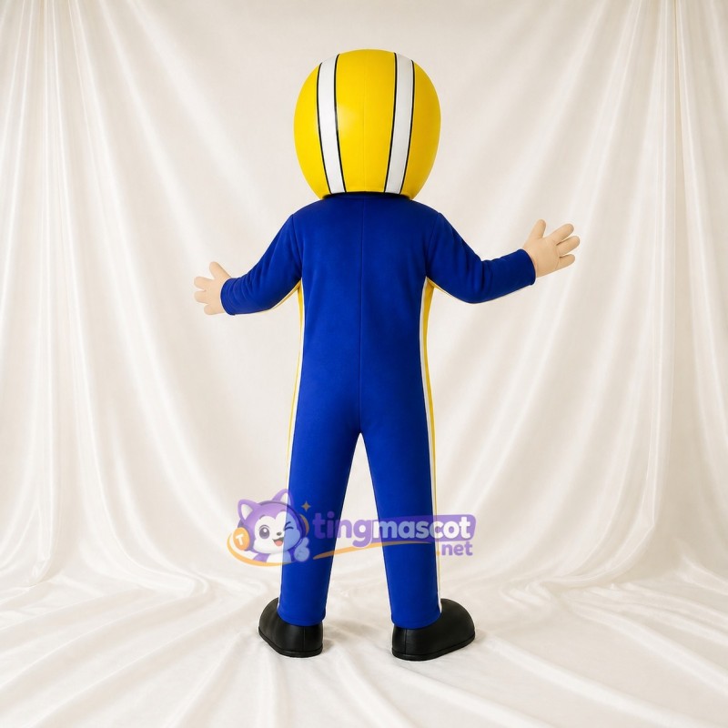 Football Player Mascot Costume Full Body for Adults Sports Events