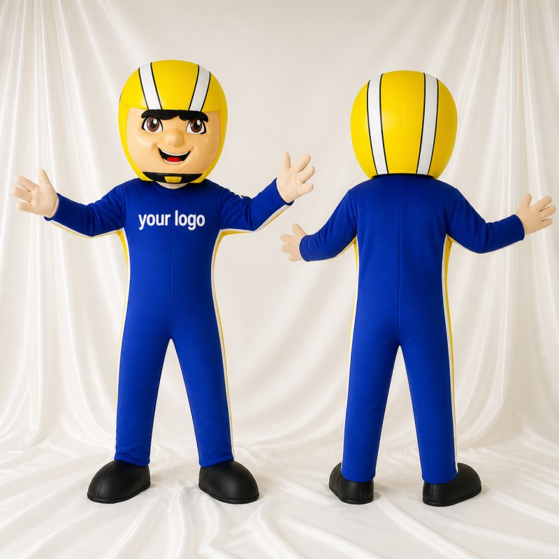 Football Player Mascot Costume Full Body for Adults Sports Events
