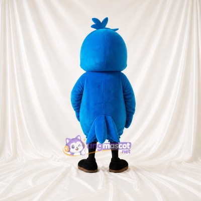 Blue Bird Mascot Costume Full Body for Adults School Events