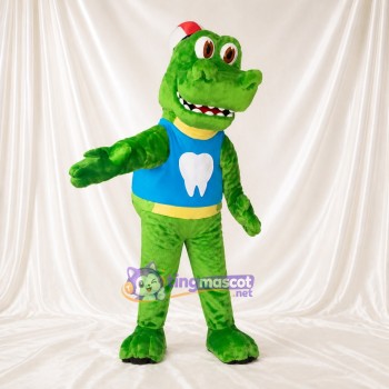 Costume de mascotte tricératops dentiste intégral pour adultes – événements scolaires