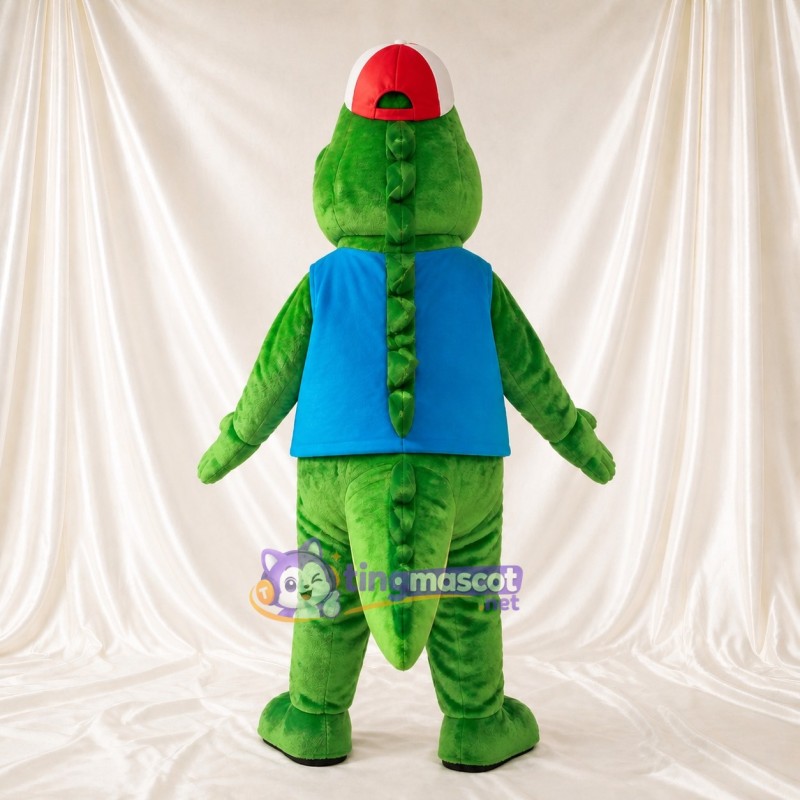 Costume de mascotte tricératops dentiste intégral pour adultes – événements scolaires