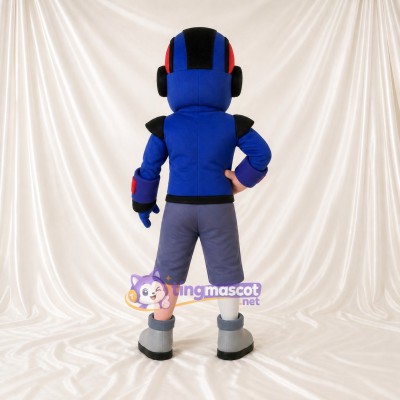Superhero Boy Mascot Costume Full Body for Adults School Events