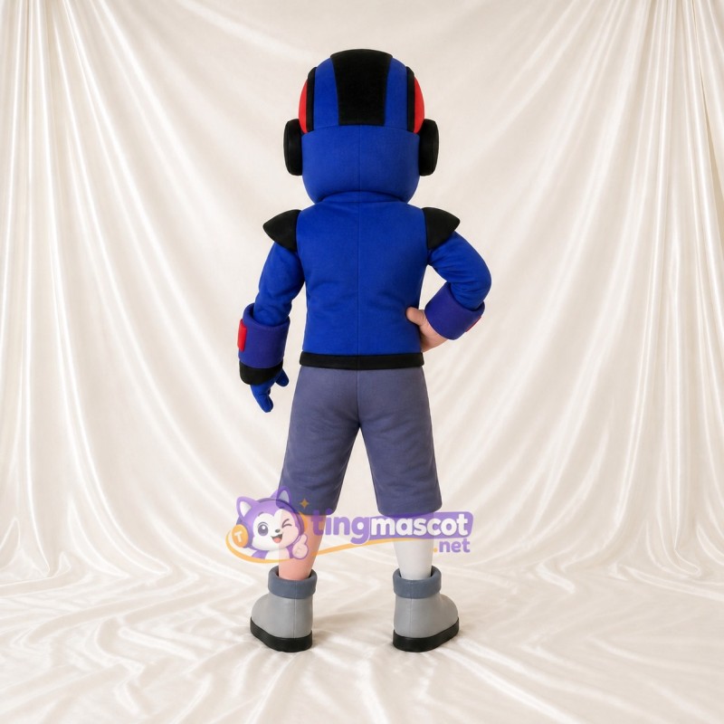 Superhero Boy Mascot Costume Full Body for Adults School Events