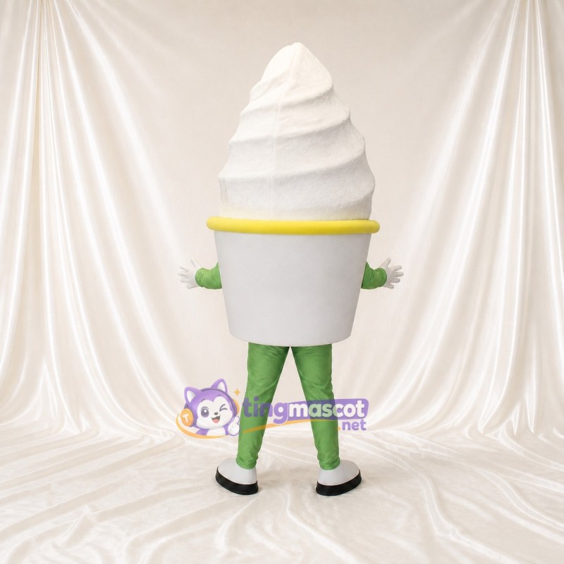 Ice Cream Cup Mascot Costume Full Body for Adults Trade Shows