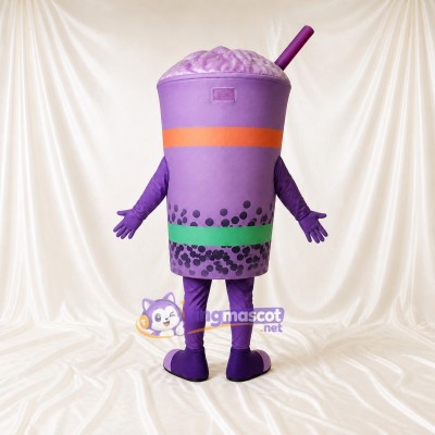 Bubble Tea Mascot Costume Full Body for Adults Trade Shows