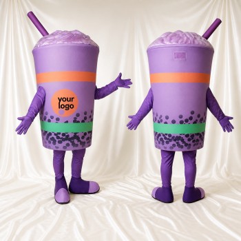 Bubble Tea Mascot Costume Full Body for Adults Trade Shows