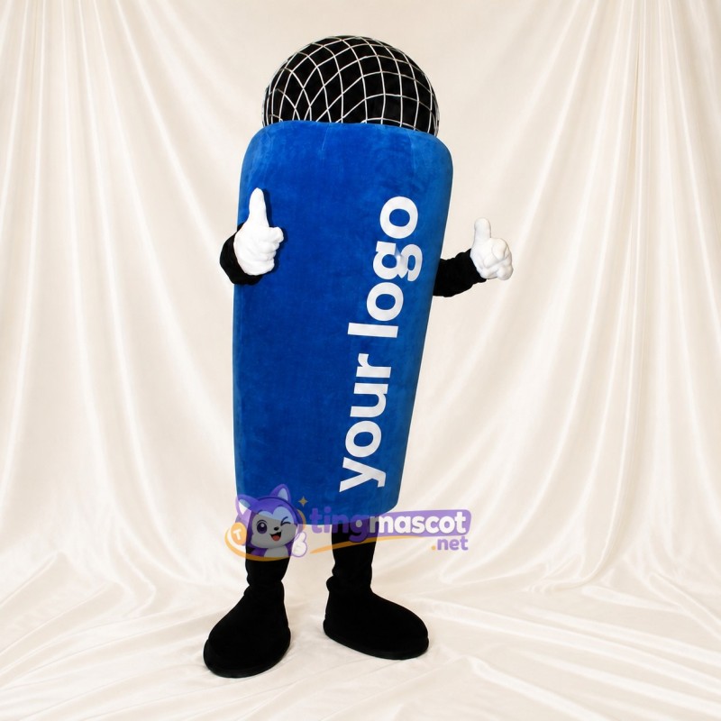 Microphone Mascot Costume Full Body for Adults Trade Shows