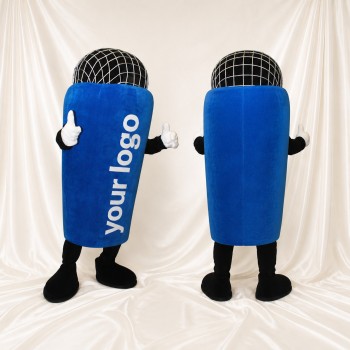 Microphone Costume de mascotte intégral pour adultes Salons professionnels