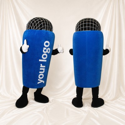 Microphone Mascot Costume Full Body for Adults Trade Shows