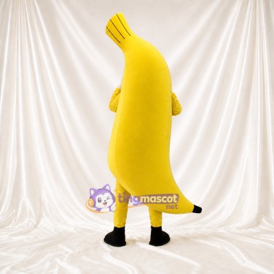 Yellow Banana Mascot Costume Full Body for Adults Trade Shows