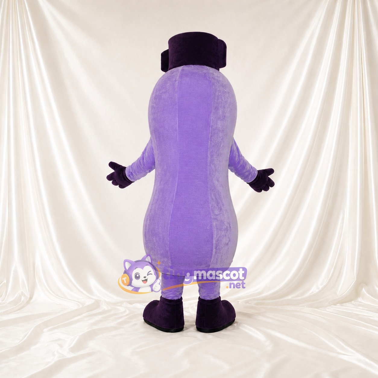 Bouteille palette violette Costume de mascotte intégral pour adultes Salons professionnels Bouteille palette violette Costume de mascotte intégral pour adultes Salons professionnels