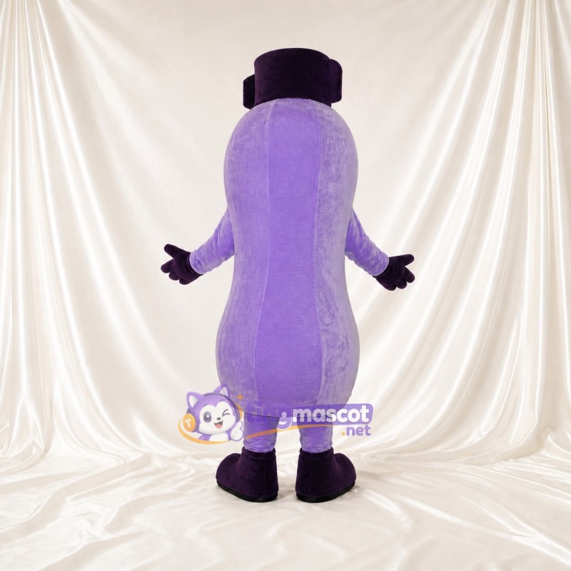 Bouteille palette violette Costume de mascotte intégral pour adultes Salons professionnels