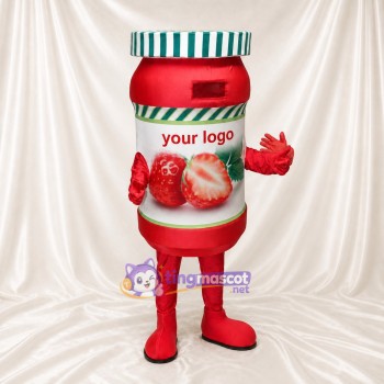 Pot de confiture Costume de mascotte intégral pour adultes Salons professionnels