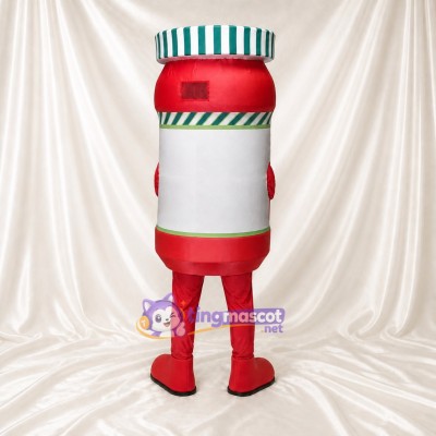 Jam Jar Mascot Costume Full Body for Adults Trade Shows