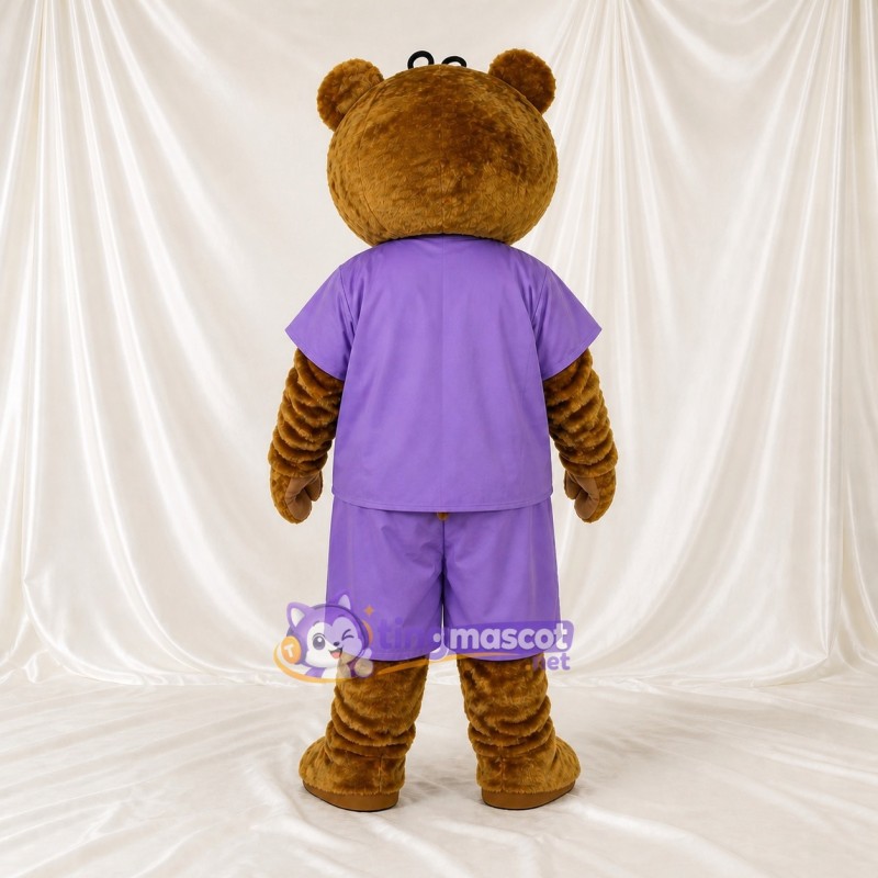 Medical Bear Mascot Costume Full Body for Adults School Events