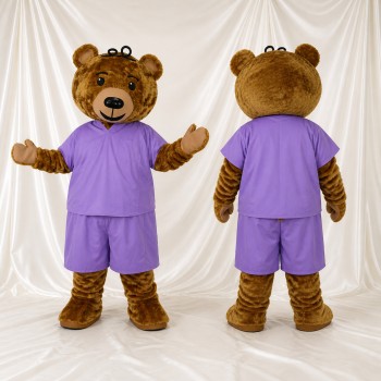 Ours Médical Costume de mascotte intégral pour adultes Événements scolaires