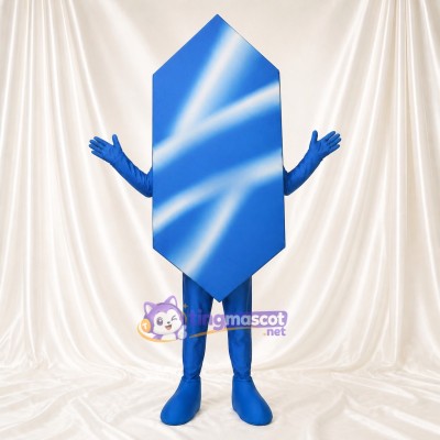 Crystal Mascot Costume Full Body for Adults Trade Shows