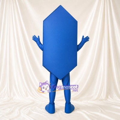 Crystal Mascot Costume Full Body for Adults Trade Shows