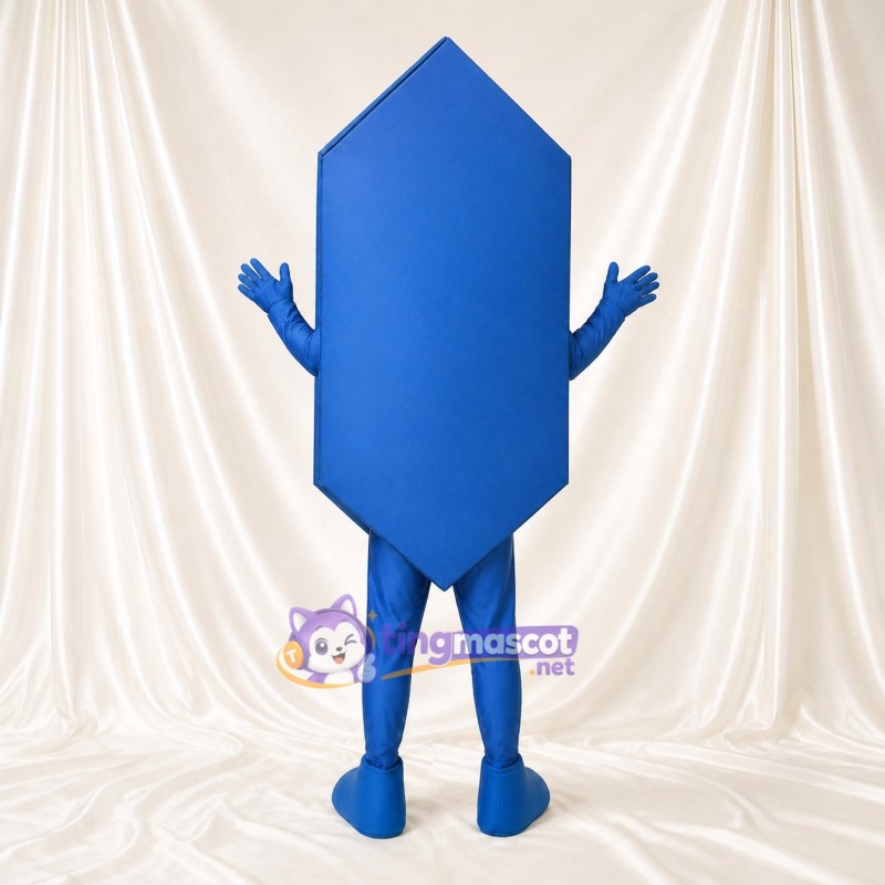 Crystal Mascot Costume Full Body for Adults Trade Shows