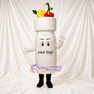 Fruit Cup Mascot Costume Full Body for Adults Trade Shows