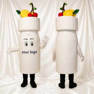 Fruit Cup Mascot Costume Full Body for Adults Trade Shows