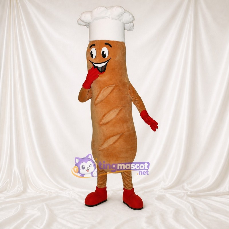 Drumstick Chef Mascot Costume Full Body for Adults School Events