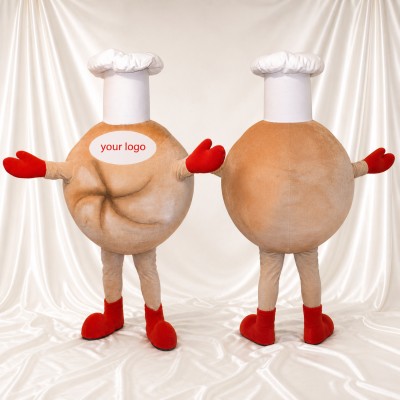 Roast Chef Mascot Costume Full Body for Adults School Events
