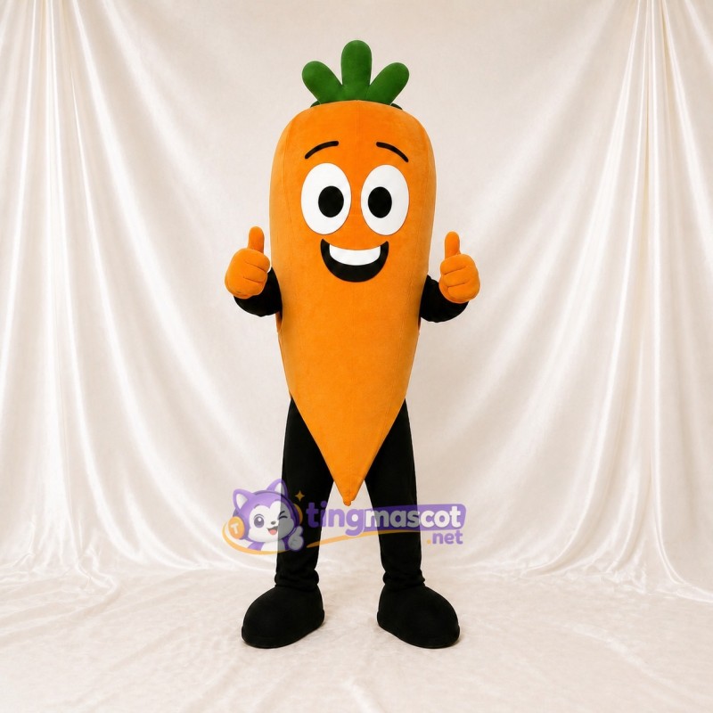 Carrot Mascot Costume Full Body for Adults Trade Shows