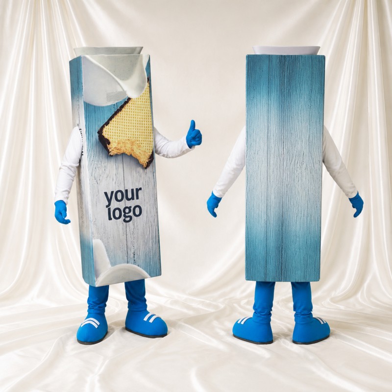 Snack Wrapper Mascot Costume Full Body for Adults Trade Shows