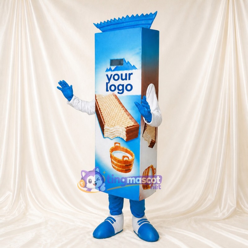 Snack Box Mascot Costume Full Body for Adults Trade Shows