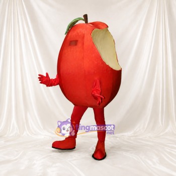 Geschälter Apfel Maskottchenkostüm Ganzkörper für Erwachsene Messen