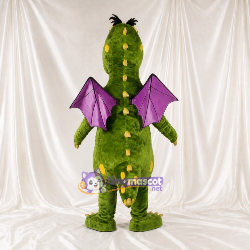 Dragon ailé Costume de mascotte intégral pour adultes Événements scolaires