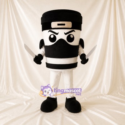 Ninja Cup Mascot Costume Full Body for Adults School Events