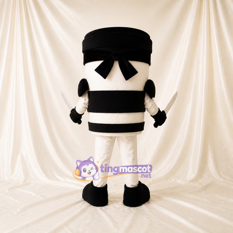 Ninja Cup Mascot Costume Full Body for Adults School Events
