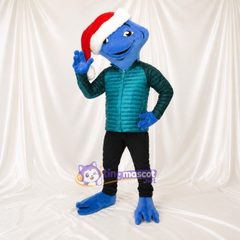 Grenouille d'hiver Costume de mascotte intégral pour adultes Événements scolaires