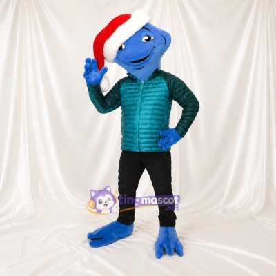 Grenouille d'hiver Costume de mascotte intégral pour adultes Événements scolaires