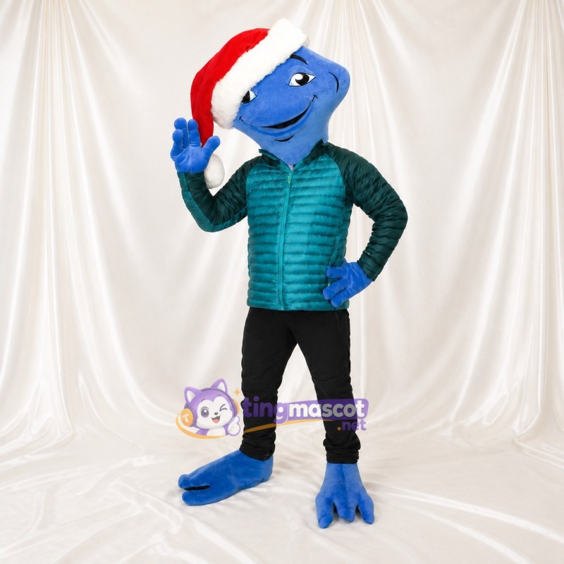 Grenouille d'hiver Costume de mascotte intégral pour adultes Événements scolaires