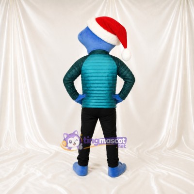 Grenouille d'hiver Costume de mascotte intégral pour adultes Événements scolaires