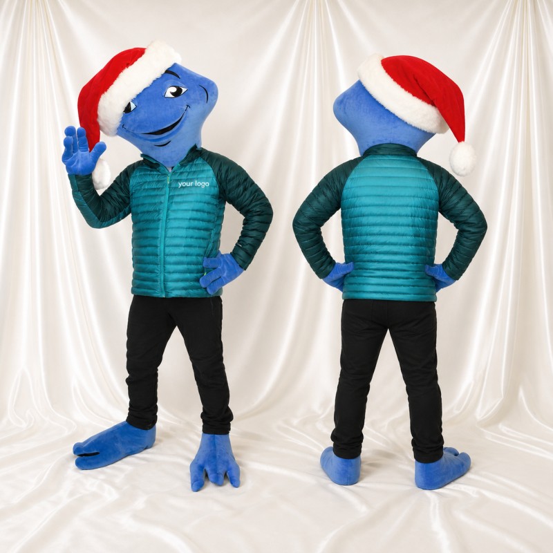 Grenouille d'hiver Costume de mascotte intégral pour adultes Événements scolaires
