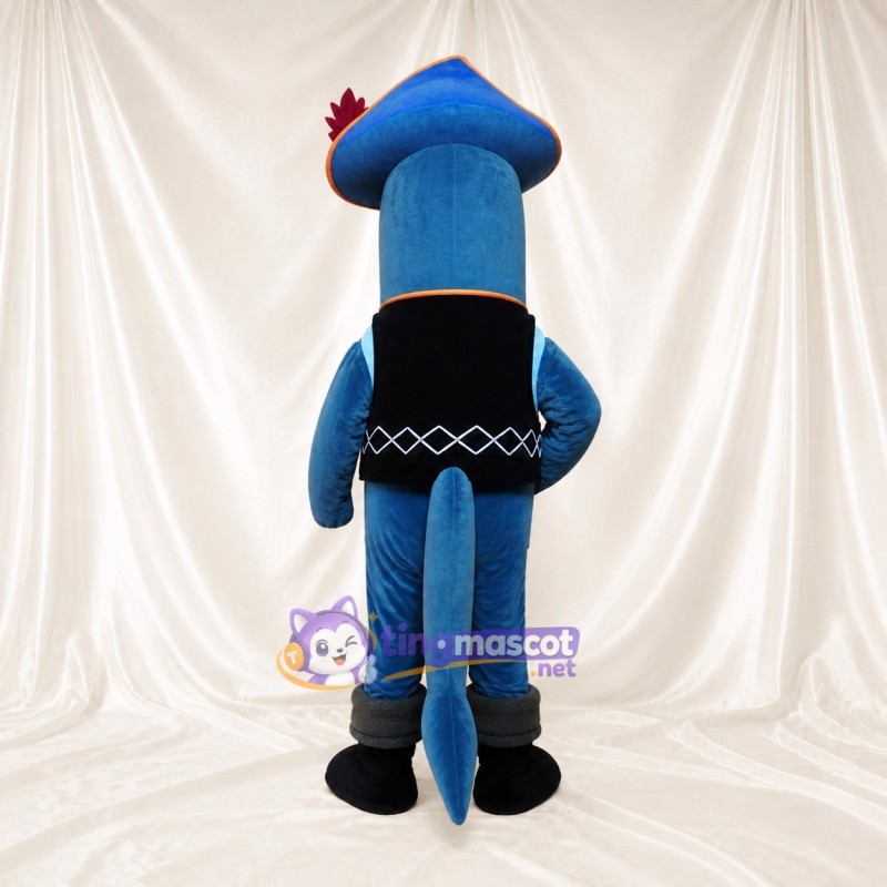 Shark Pirate Mascot Costume Full Body for Adults School Events