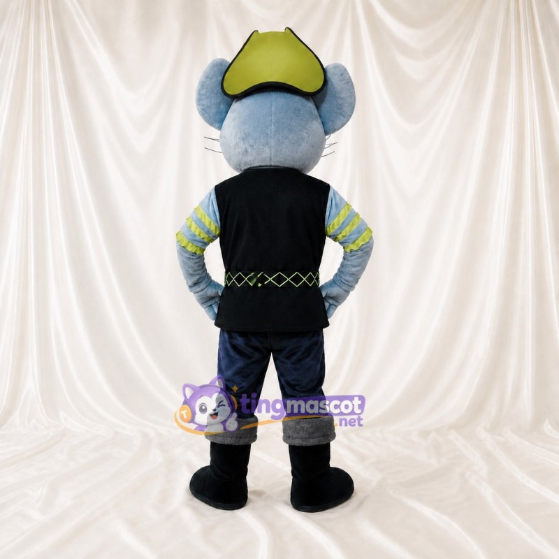 Mouse Pirate Mascot Costume Full Body for Adults School Events