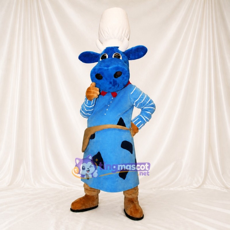 Chef Vache Costume de mascotte intégral pour adultes Événements scolaires