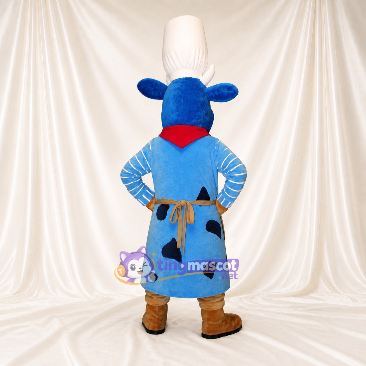 Chef Vache Costume de mascotte intégral pour adultes Événements scolaires