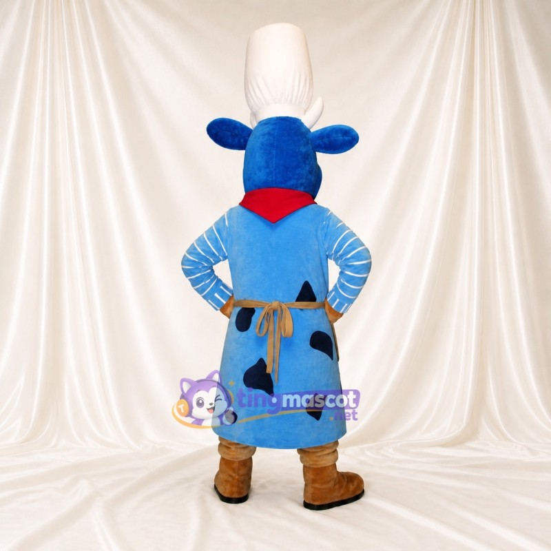 Chef Vache Costume de mascotte intégral pour adultes Événements scolaires