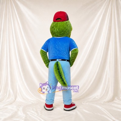Crocodile Athlete Mascot Costume Full Body for Adults Sports Events
