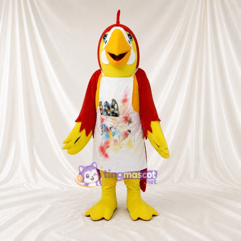 Bird Chef Mascot Costume Full Body for Adults School Events