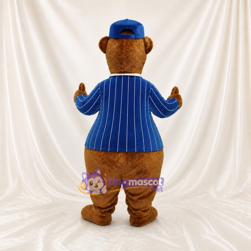 Bear Bellhop Mascot Costume Full Body for Adults School Events
