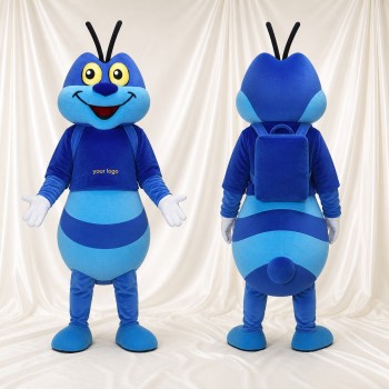 Blue Ant Mascot Costume Full Body for Adults School Events