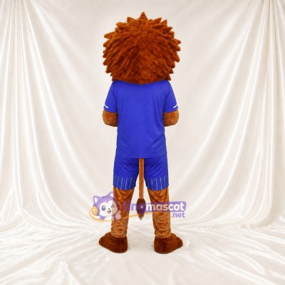 Brown Lion Athlete Mascot Costume Full Body for Adults Sports Events